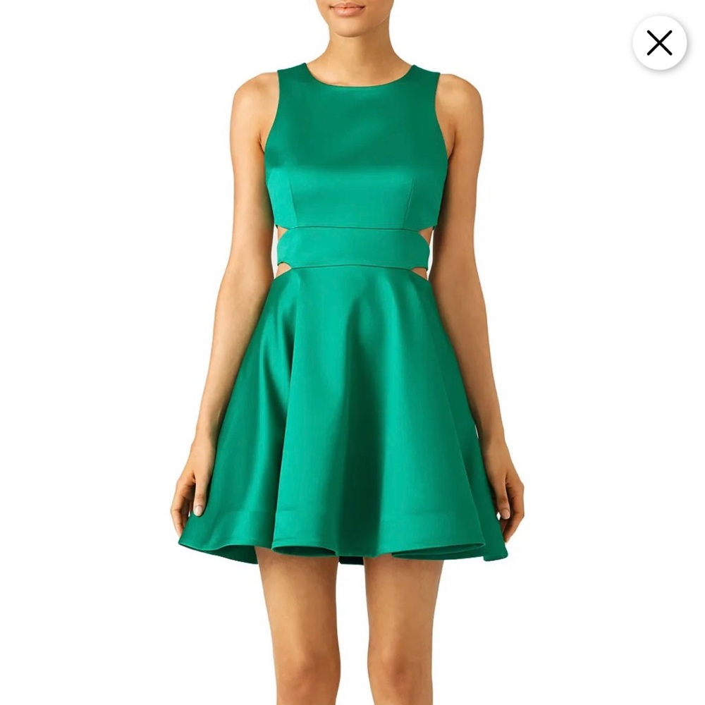 Cynthia Rowley Emerald Cutout Dress